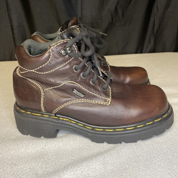 Vtg Dr. Martens 9271 Made in England Brown Leather Boots MIE UK 7 Near MINT main image 10